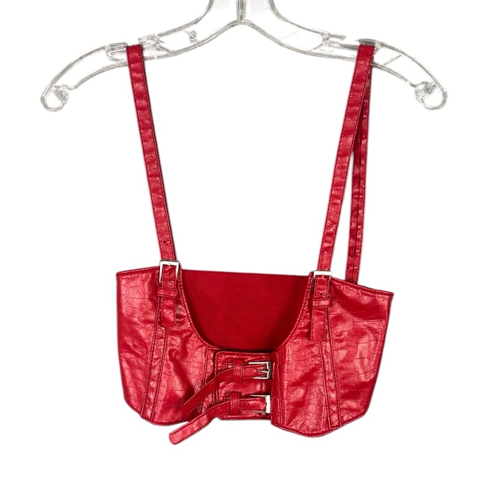 Stylish Red Crop Top